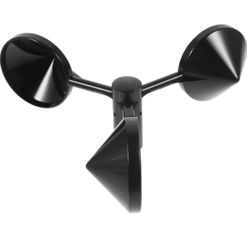 3-Cup Design Anemometer Housing Wind-Speed Monitoring Wind Direction Sensor Wind Part Shell 3-Cup Shell Weather Station Vue