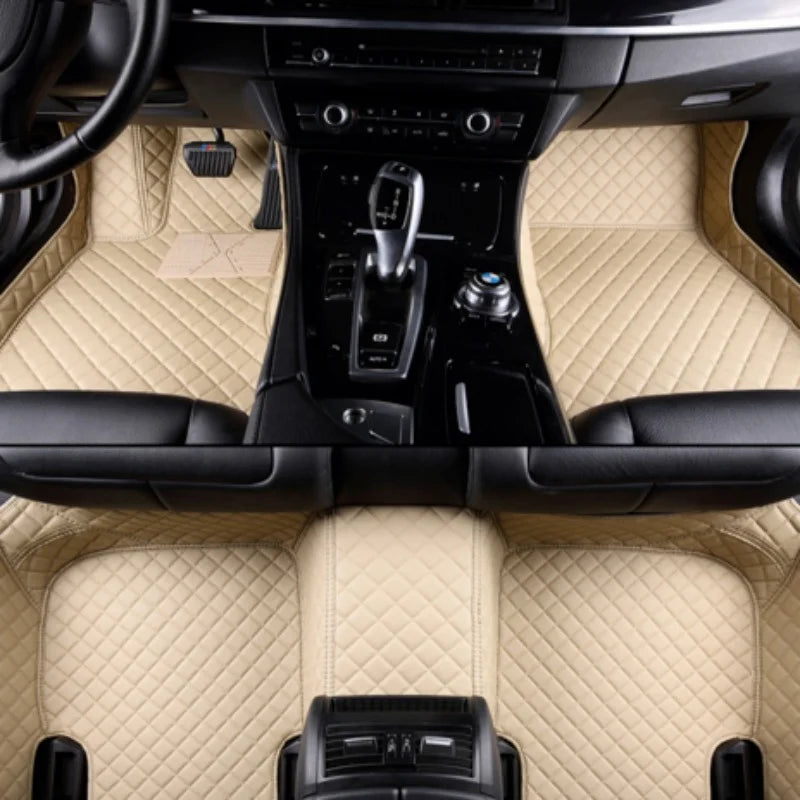 OMANE Custom Car Floor Mats For BMW 7series E65 F01 F02 F03 F04 G11 G1 2005-2026 Carpet Rugs Accessories Interior Waterproof Vue