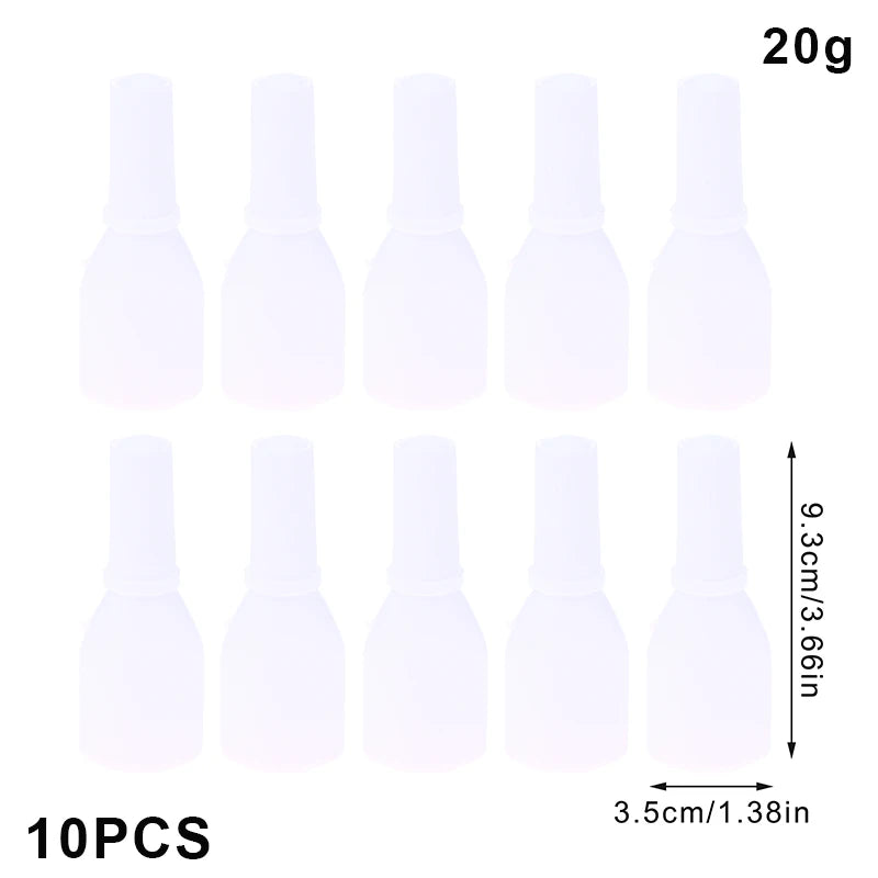Dry Powder Spray Bottle Refillable Atomizer Baby Powder Dispenser Detachable Traveling Use Plastic Makeup Cosmetics Sprayer Vue 20g White
