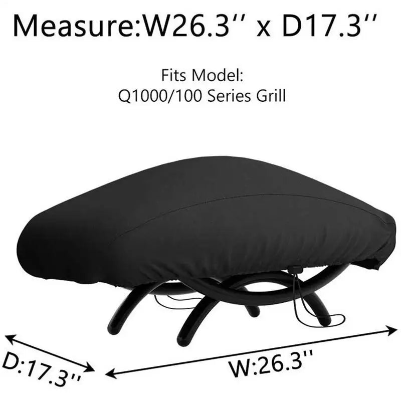 67.1x44x32cm Grill Protector Dustproof Cover Waterproof Gill Cover for Outdoors Garden Courtyard for 7110 Q1000 Series Grill Vue