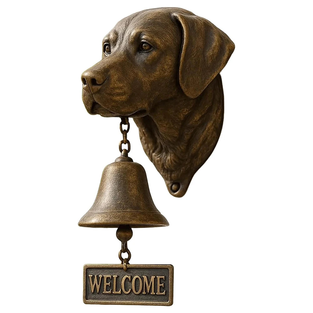 Retro Pug Wall-Mounted Decorative Door Bell Chime | Home & Office Decorative Door Bell Vue