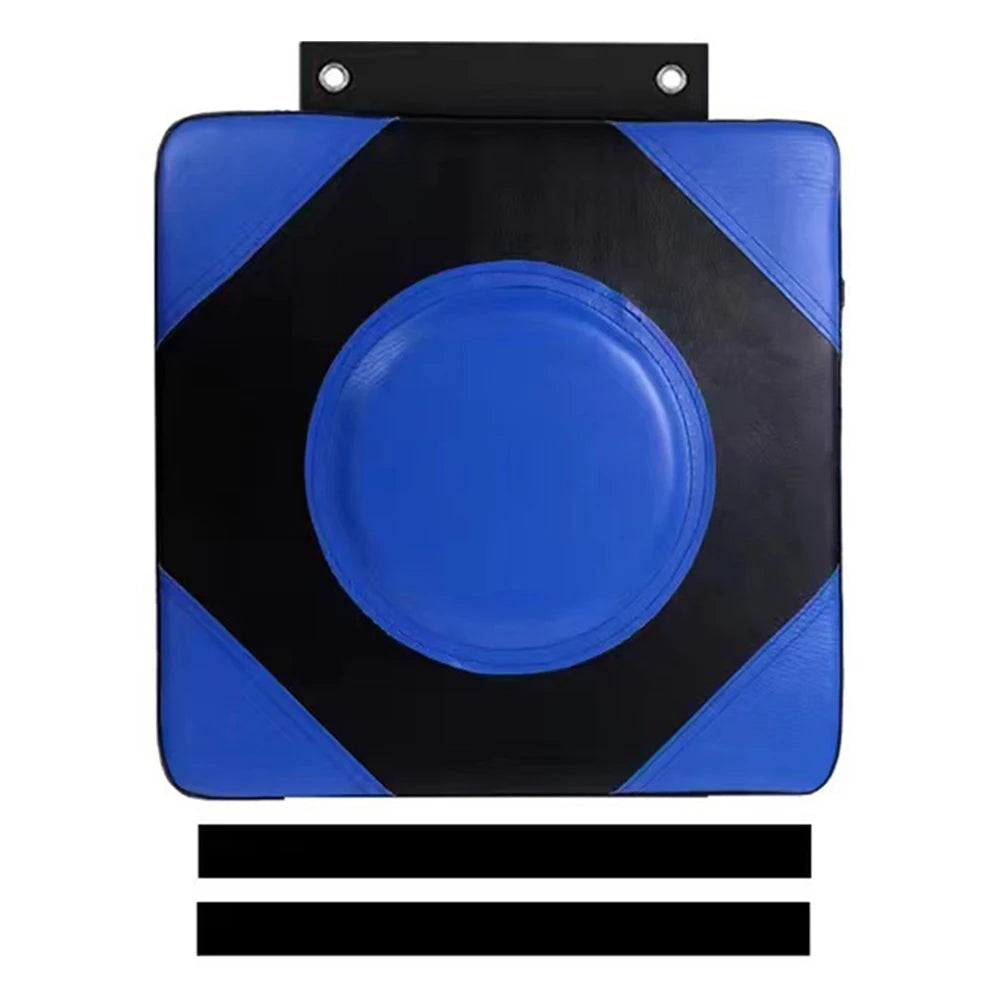 Faux Leather Boxing Target Adult Children Fitness Wall Target Taekwondo Training Sandbags Fighter Martial Arts Fitness Vue Blue