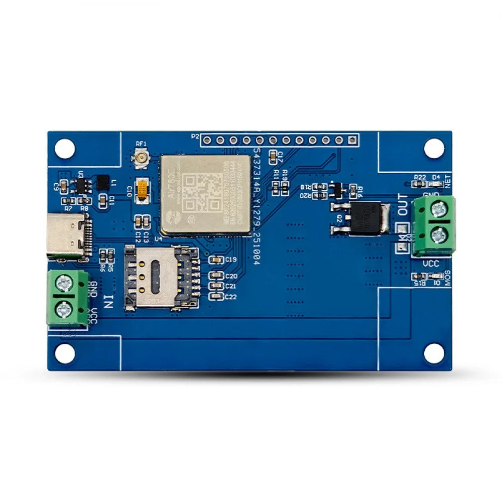4G AIR780E Single Channel MOS Switch Module DC5-60V Power 60V N-MOS Flip Na-no SIM Slot AT Command Secondary Development Vue
