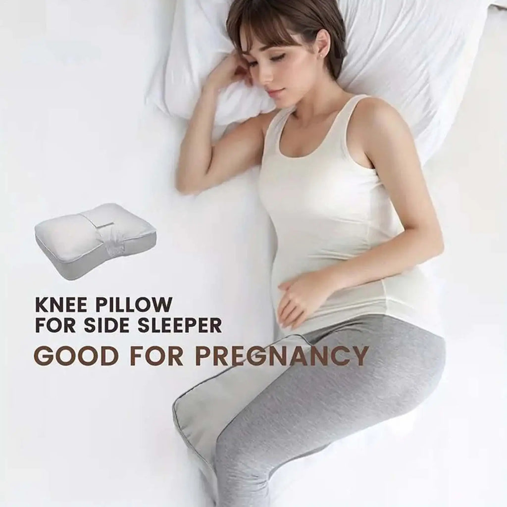 Hip Pillow for Side Sleepers Breathable Ergonomic Bed Cushion Pillow for Between Knees While Sleeping for Spine Alignment Back Vue
