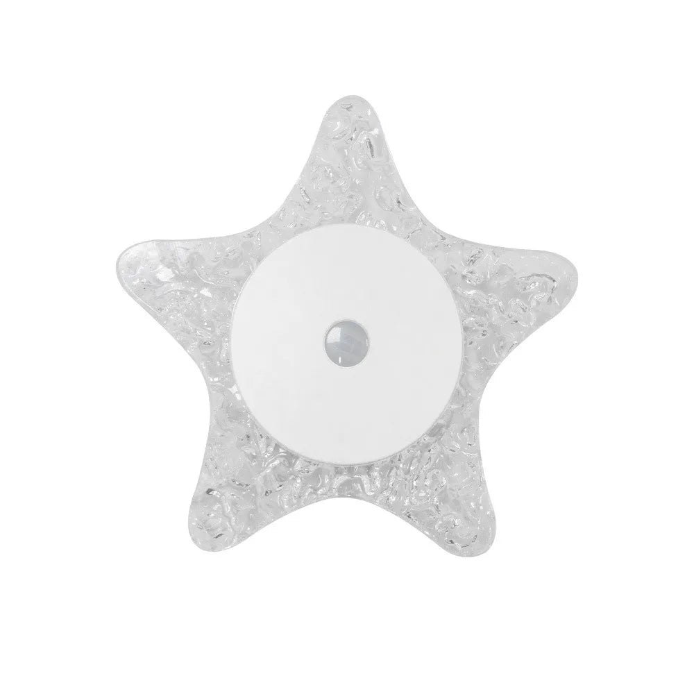 Magnetic Base Starfish Wall Lamp Without Wiring Wall Mounted Night Light Sensor Activated Specially Dimmed Magnetic Base Light Vue White