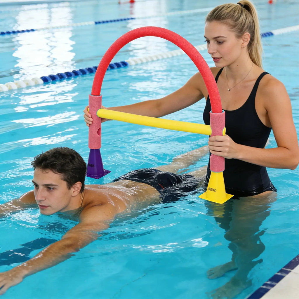 6pcs Pool Noodle Connector with Crossing Holes Swimming Accessories Pool Float Stick Connector for DIY Pool Floats Beach Lake Vue