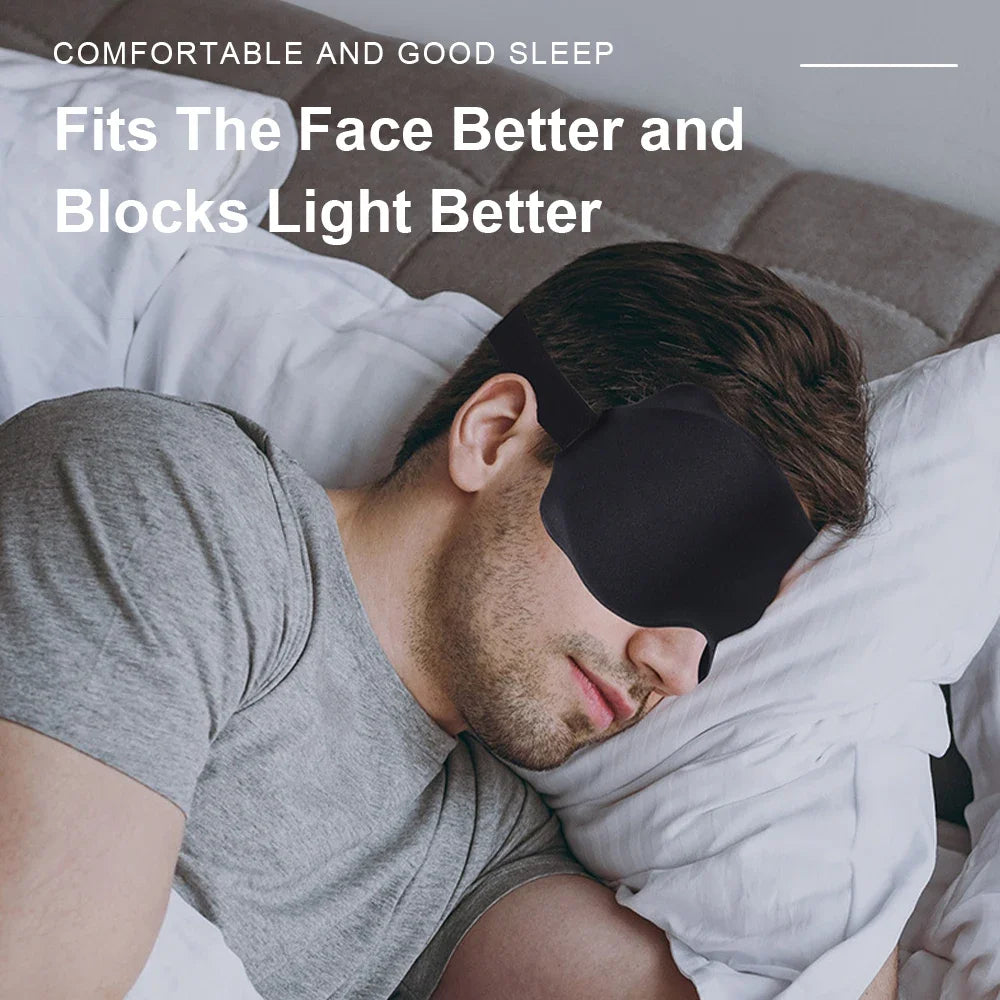 3D Sleeping Mask Block Out Light Soft Padded Sleep Eyes Slaapmasker Vue