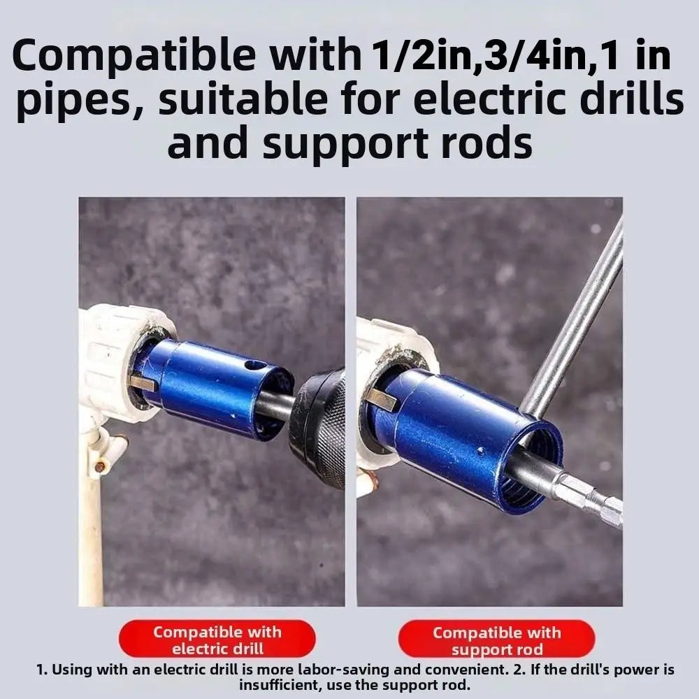 3IN1 Design Faucet Angle Valve Screw Extractor Universal Electric Drill Broken Bolt Remover Electric Manual 4/6/1 Inch Vue
