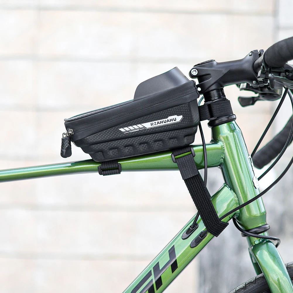 Waterproof Bike Phone Mount Bag EVA Hard Case Top Tube Storage Pouch For MTB And Road Bicycles Cycling Phone Holder Gear Vue