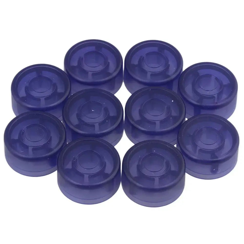 10Pcs/pack Amplifiers Candy Cover Button Bumper Footswitch Topper Protector Guitar Switch Pedal Cap Knob Cap Foot Nail Cap Vue purple