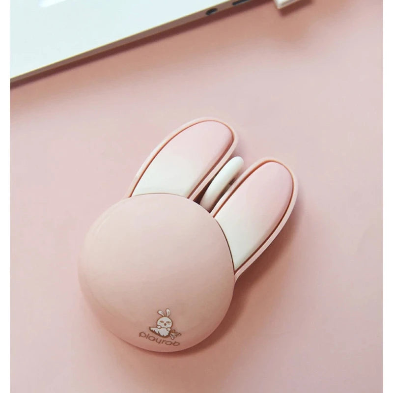 Lenovo M6 Cute Rabbit Button Wirelesss Mouse Lightweight Mute Button Long Battery Life 2.4G Wireless Mice Computer Office Vue