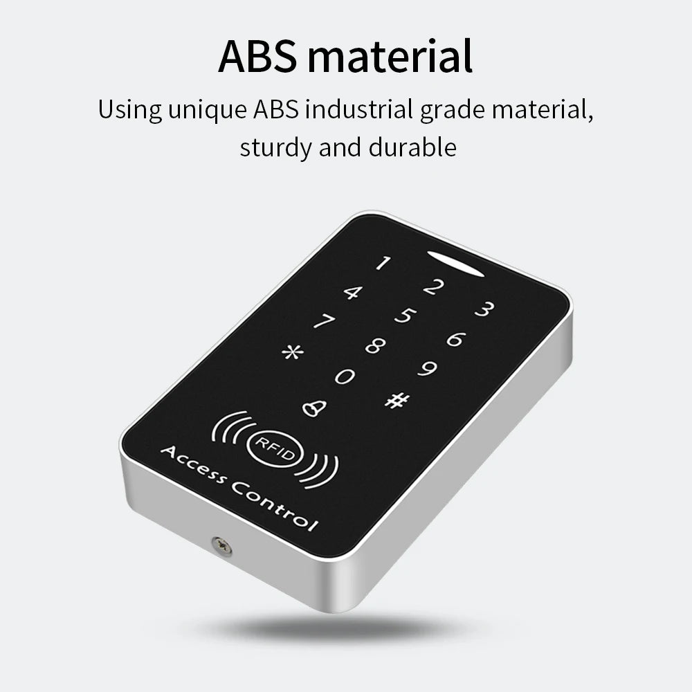 Smart RFID Anti Duplication Card Reader 125KHz ID Access Control Keypad Encrypted Card Reader With Interface 1000 Users Vue