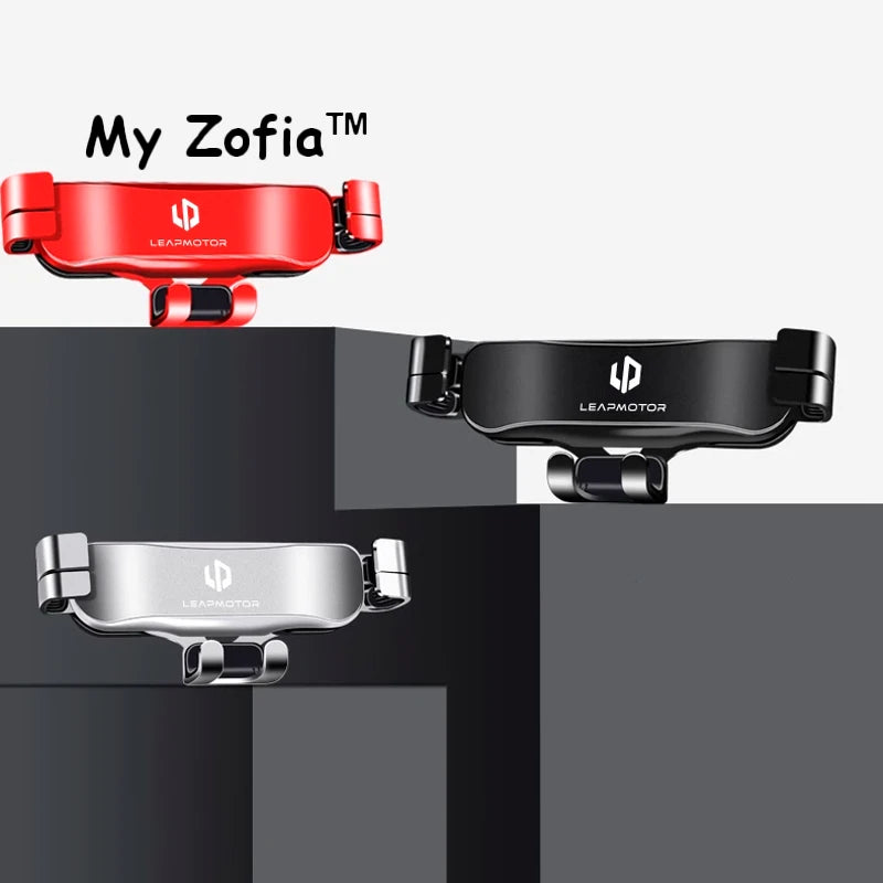 Adjustable Car Phone Mount Holder For Leapmotor T03 2023 2024 2025 Gravity Navigation Bracket Rotatable Support Accessories Vue
