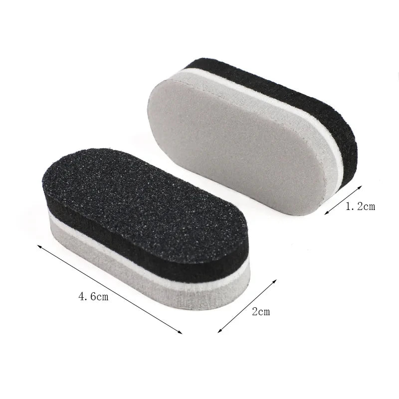 10/20/40Pcs Mini Nails Sponge File Buffer Block Double Color Buffing Sanding File Pedicure Manicure Tool Gel Suplies Accessories Vue