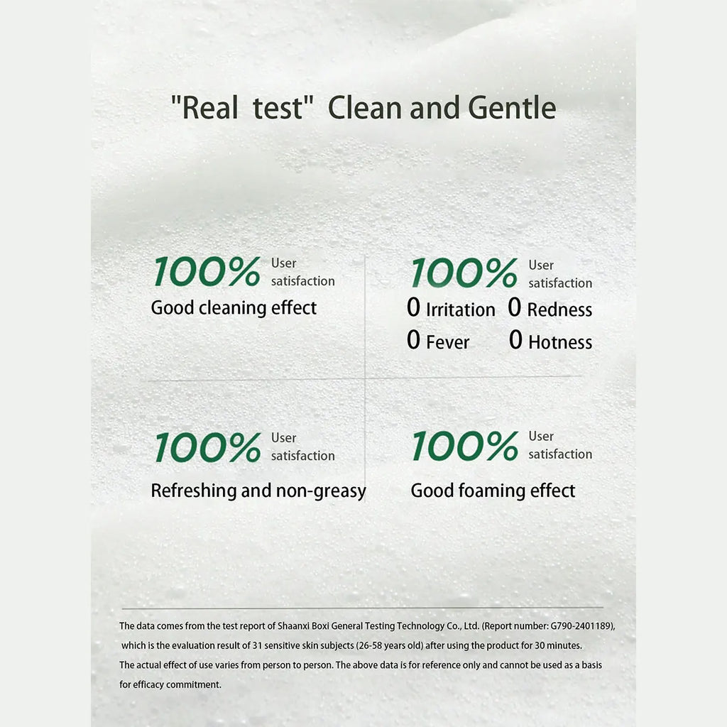 [ClearanceSale] GLOWSIS KALE PURIFYING FACIAL CLAY CLEANSER,Deep Cleansing&Pore Purifying,Impurity Removing&Gentle Exfoliation Vue