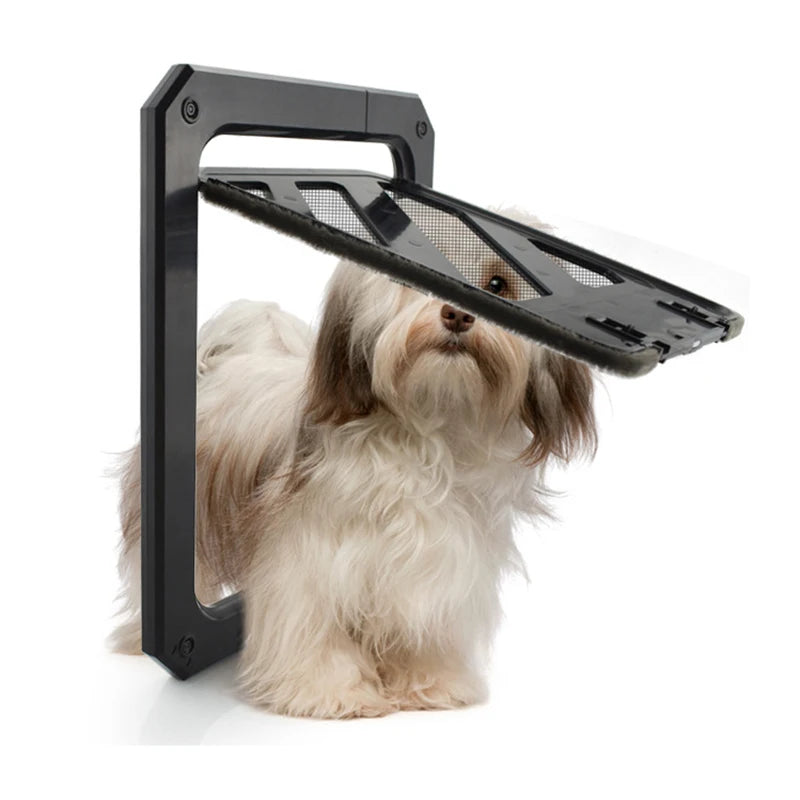 Anti-mosquito Pet Dog Screen Door Lockable Cat Screen Door Magnetic Self-Closing Screen Dog Fence Locking Function Gate Pet Door Vue