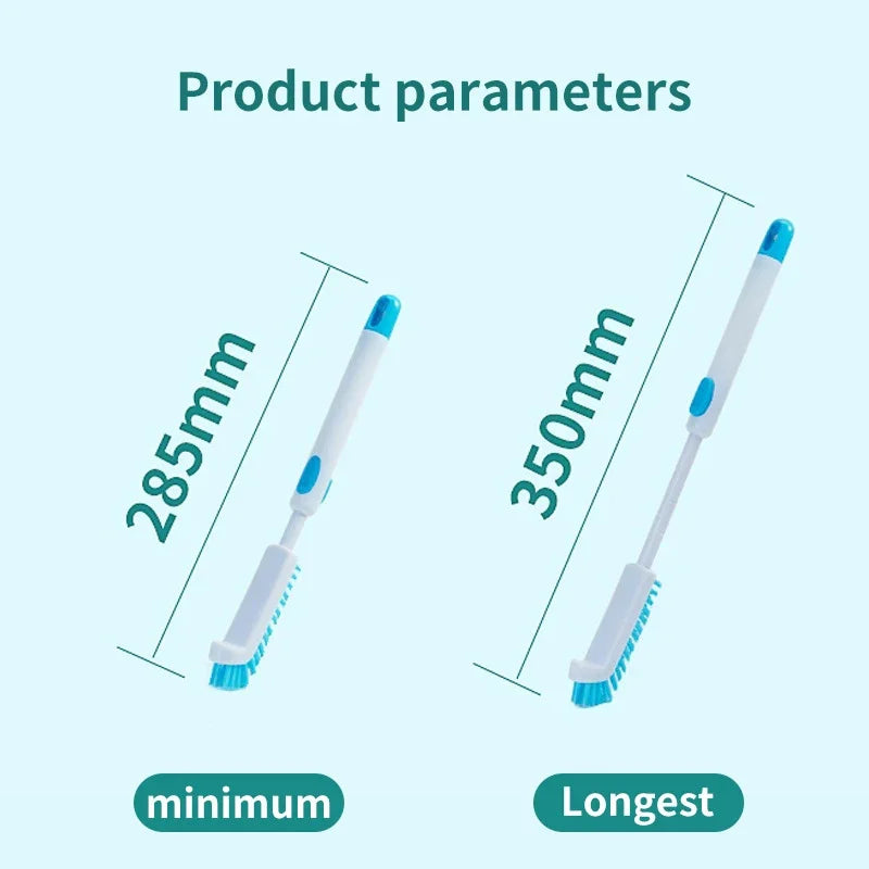 Aquarium Adjustable Scalable Algae Cleaning Brush Nylon Corner Cleaner Fish Tank Stain Cleaning Tools Accessories For Home Vue