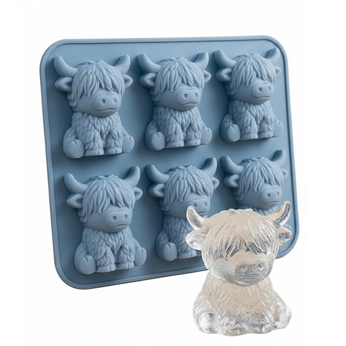 Easter Bunny Silicone Mould – 6 Cavity Candle & Soap Casting Silicone Craft Mould Vue