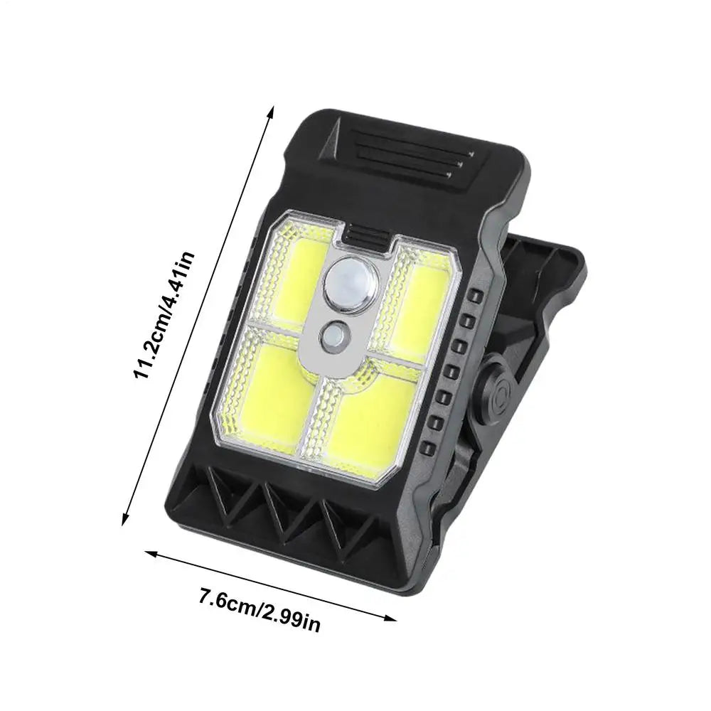Upgraded Smart 300LM Motion Sensor Solar Clip Lights Outdoor Garden Decorative Security Lighting Solar Wall Light for Patio Gril Vue COB