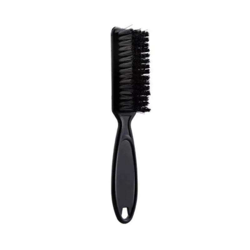 New 1 PC Nail Cleaning Brush Long Handle Brush Square Head Nail Cleaning Dust Nail Brush Tool Vue Black