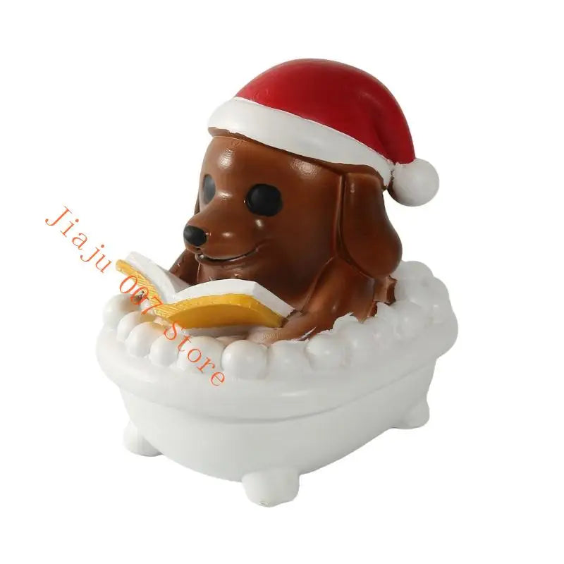 Weatherproof Resin Christmas Snowman Sculpture | Indoor & Outdoor Holiday Snowman Sculpture Vue puppy China Mainland