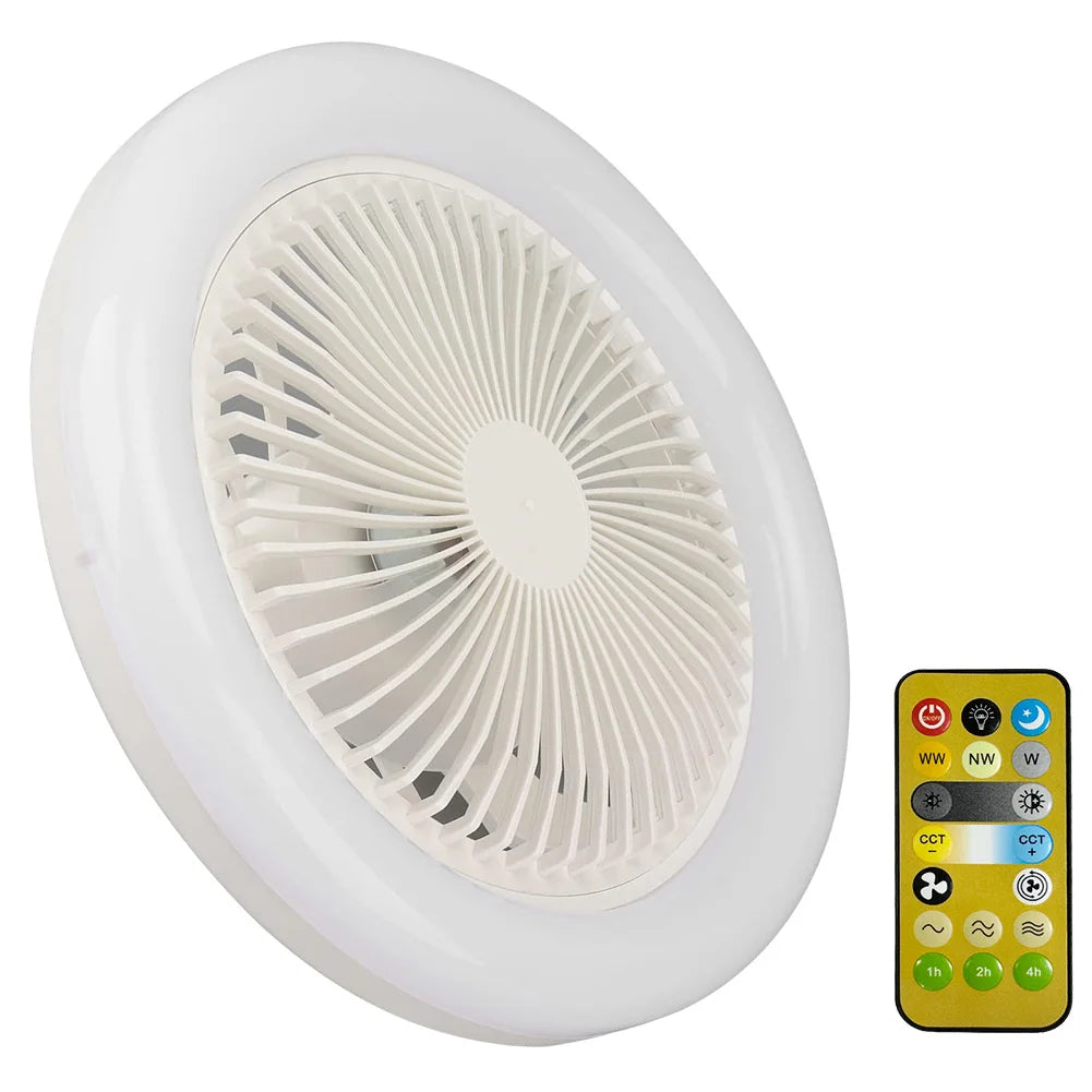 Low Profile Ceiling Fan with Light & Remote – Dimmable LED LED Ceiling Fan Vue