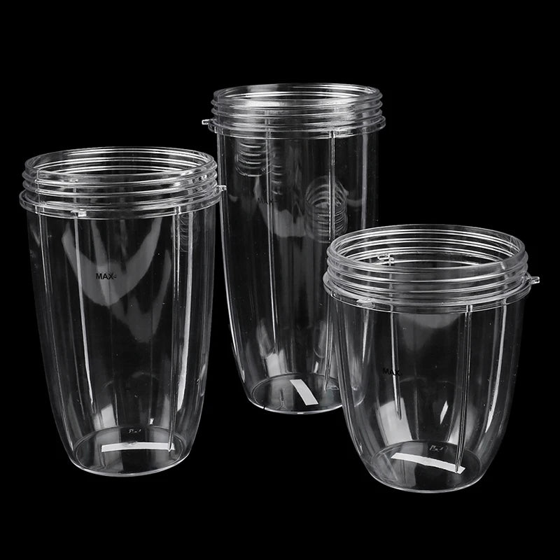 3Sizes Tranesparent Clear Juicer Cup Replacement For NutriBullet Juicer 18OZ 24OZ 32OZ Vue