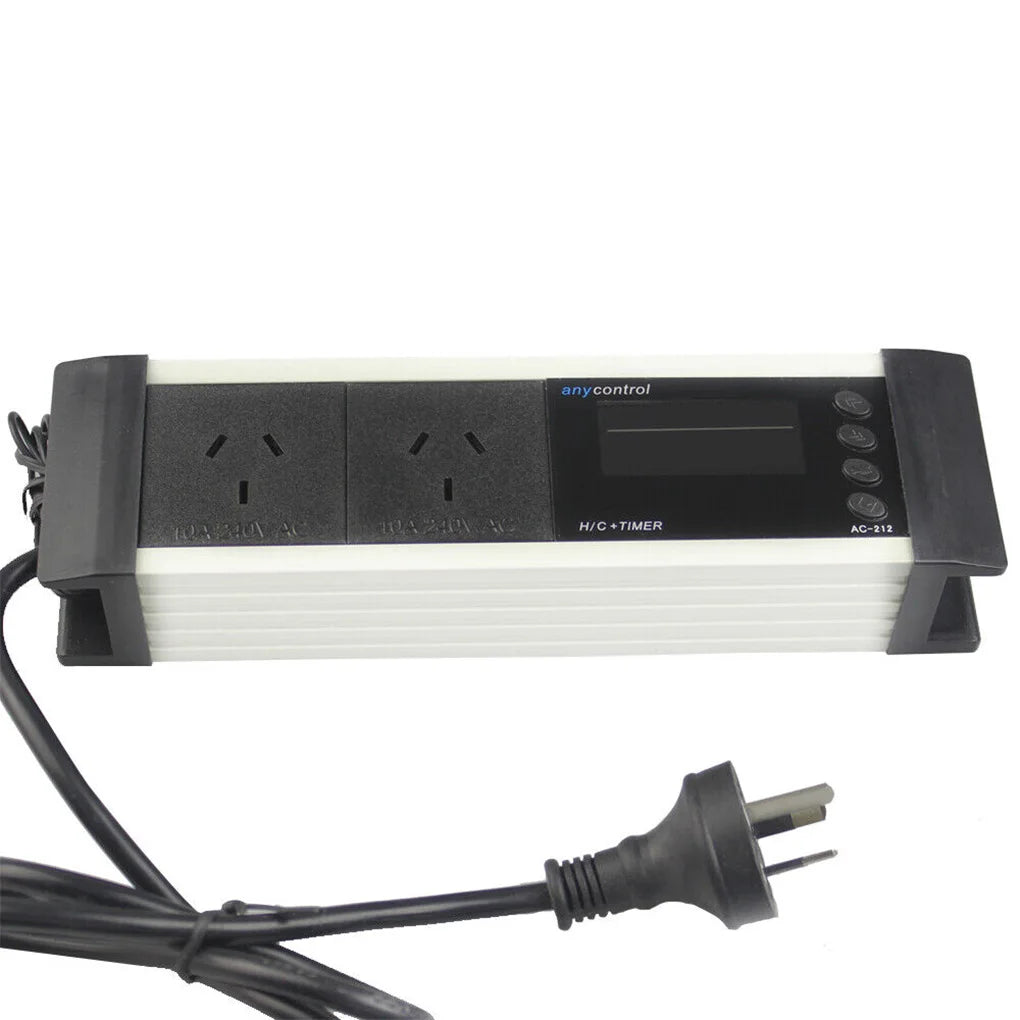 Control Your Reptiles Habitat With Precision And Accuracy Can Be Attached To The Glass/put On The Table Thermostat Timer Vue