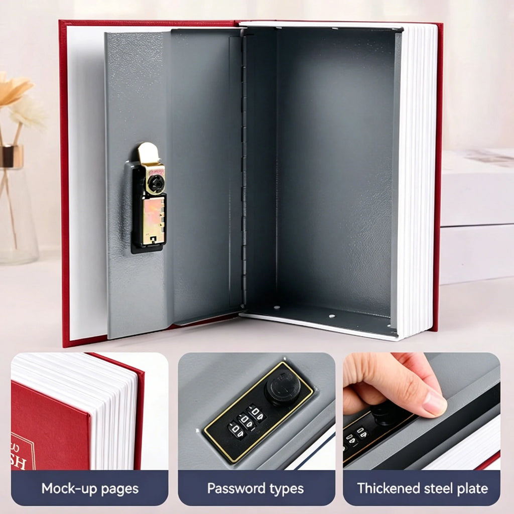 Diversion Book Safe with Combination Lock | Hidden Storage Box Diversion Book Safe Vue