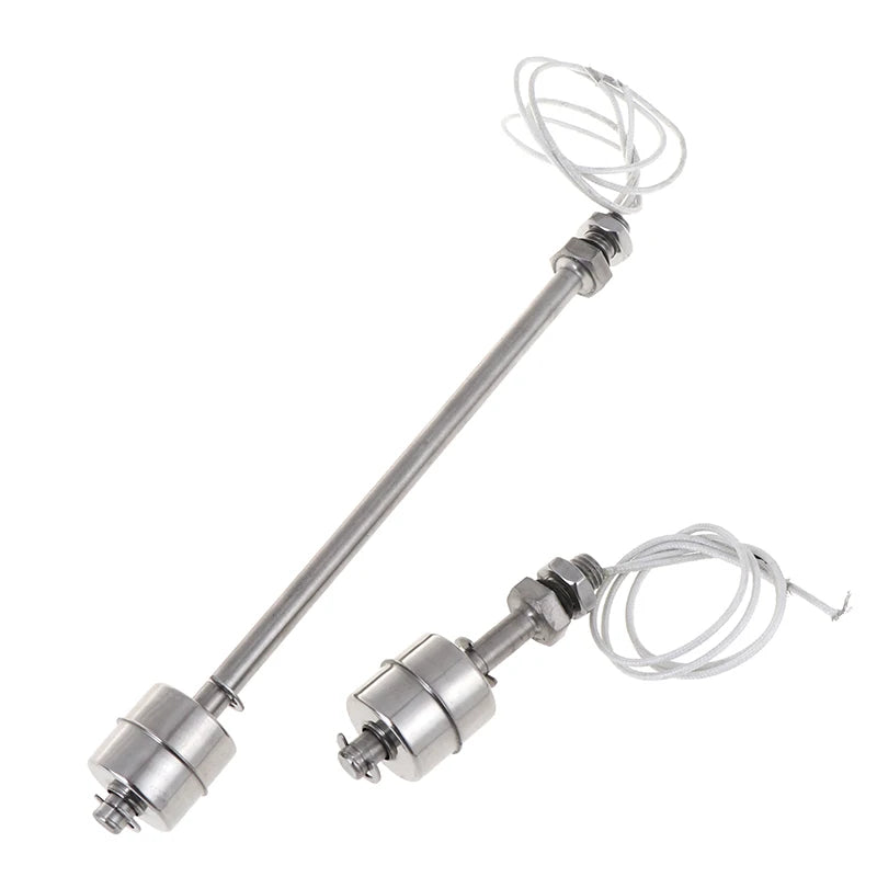1PCS Stainless Steel Float Switch Double Ball Float Switch Tank Liquid Water Level Sensor Tank Pool Flow Sensors Vue