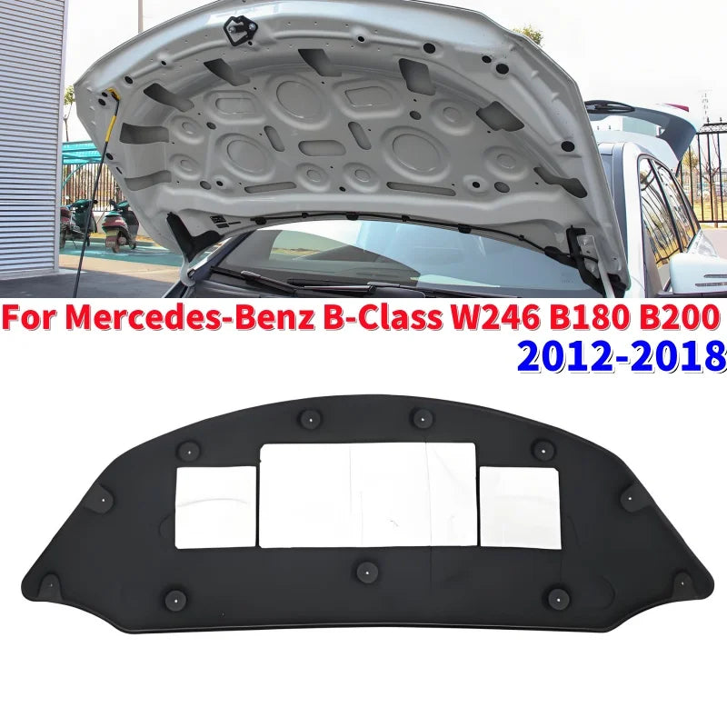 Car Engine Hood Sound and Heat Insulation Cotton for Mercedes-Benz B-Class W246 B180 B200 2012-2018 Vue