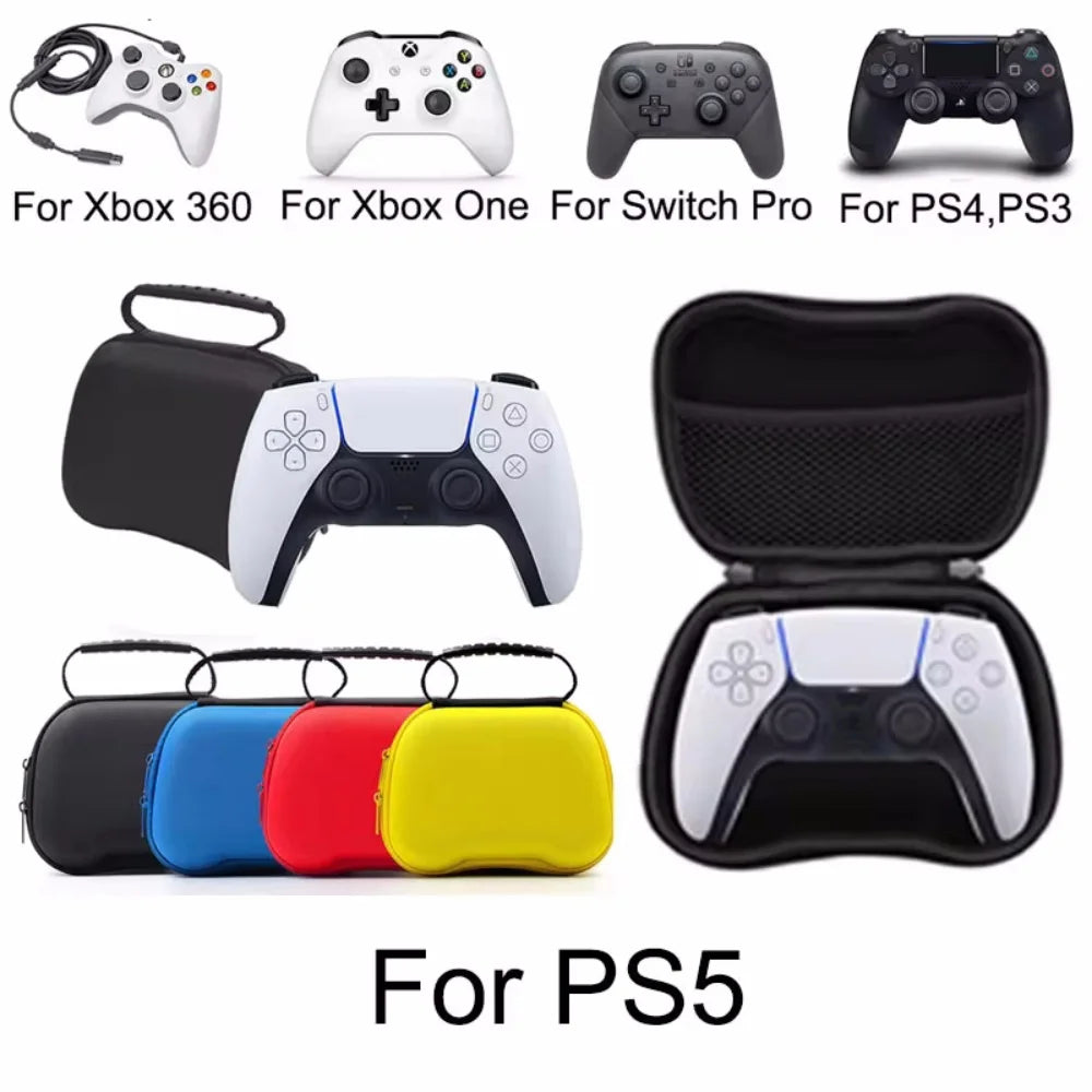 Travel Protective Storage Bag For Xbox One/Xbox Series One S X Controller Portable Hard Carrying Case For PS5/PS4/PS3/Switch Pro Vue