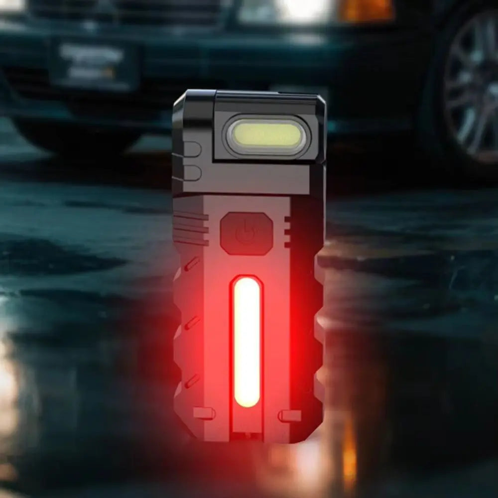 1000mAh Battery Magnetic LED Flashlight 180 Degree Rotating Head USB Rechargeable Rechargeable Flashlight Super Bright LED Vue