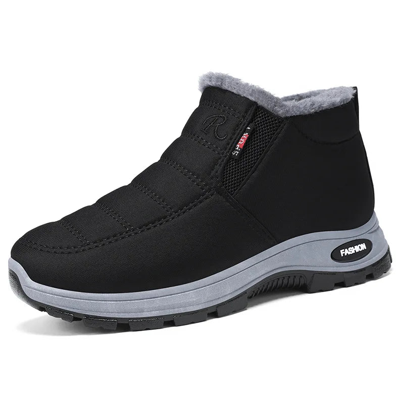 Men's Plush-Lined Winter Snow Boots | Sizes 35–47 Men's Snow Boots Vue GM-TY02-Black 40