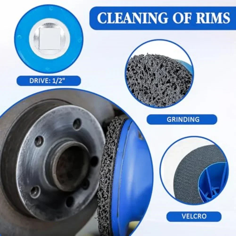 Car Wheel Hub Rust Removal & Polishing Grinding Tool Wheel Polishing Tool Vue