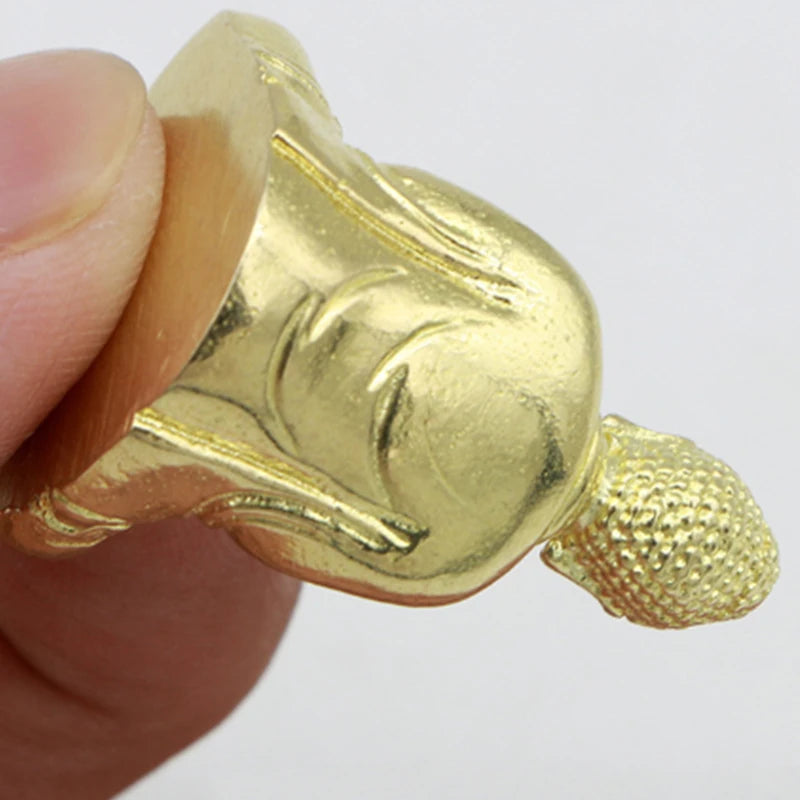2Colors Pure Brass Miniature Shakyamuni Buddha Decoration Home Decor Miniature Figurine Vue