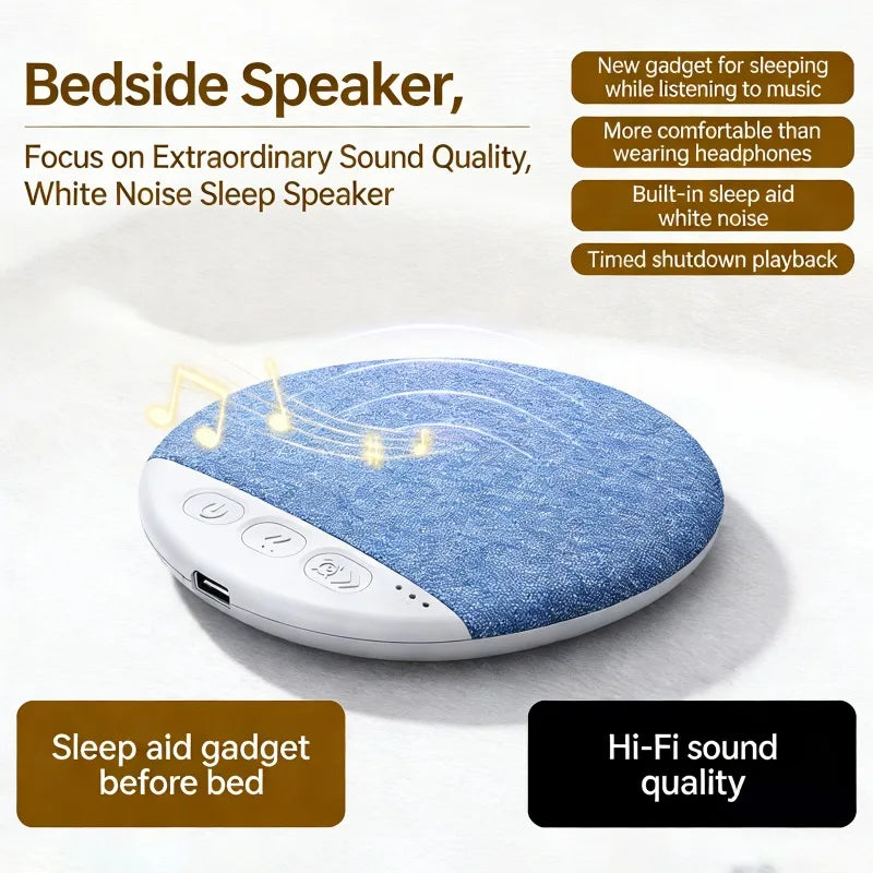 X3pro Bedroom Pillow Speaker Nature Sound White Noise Soundbar Wireless MP3 Music Player Mini Sleeping Bluetooth Sound Machine Vue