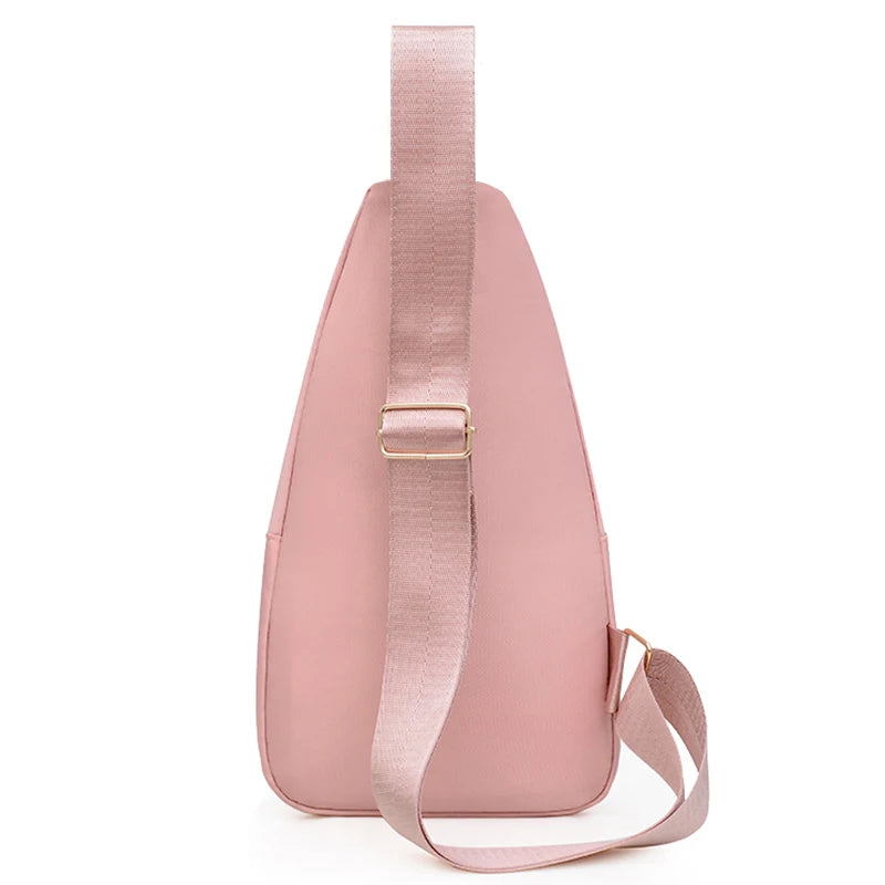 Neutral Backpack Men Women Multiple Slanted Fabric Nylon Material Vue