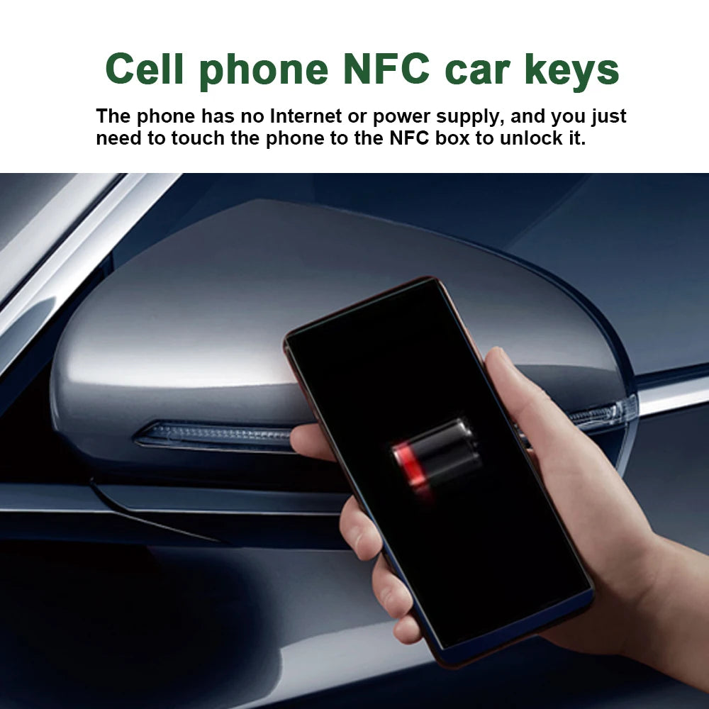 NFC mobile phone watch modified car NFC keyless access system smart digital key matching mobile phone Bluetooth remote control Vue