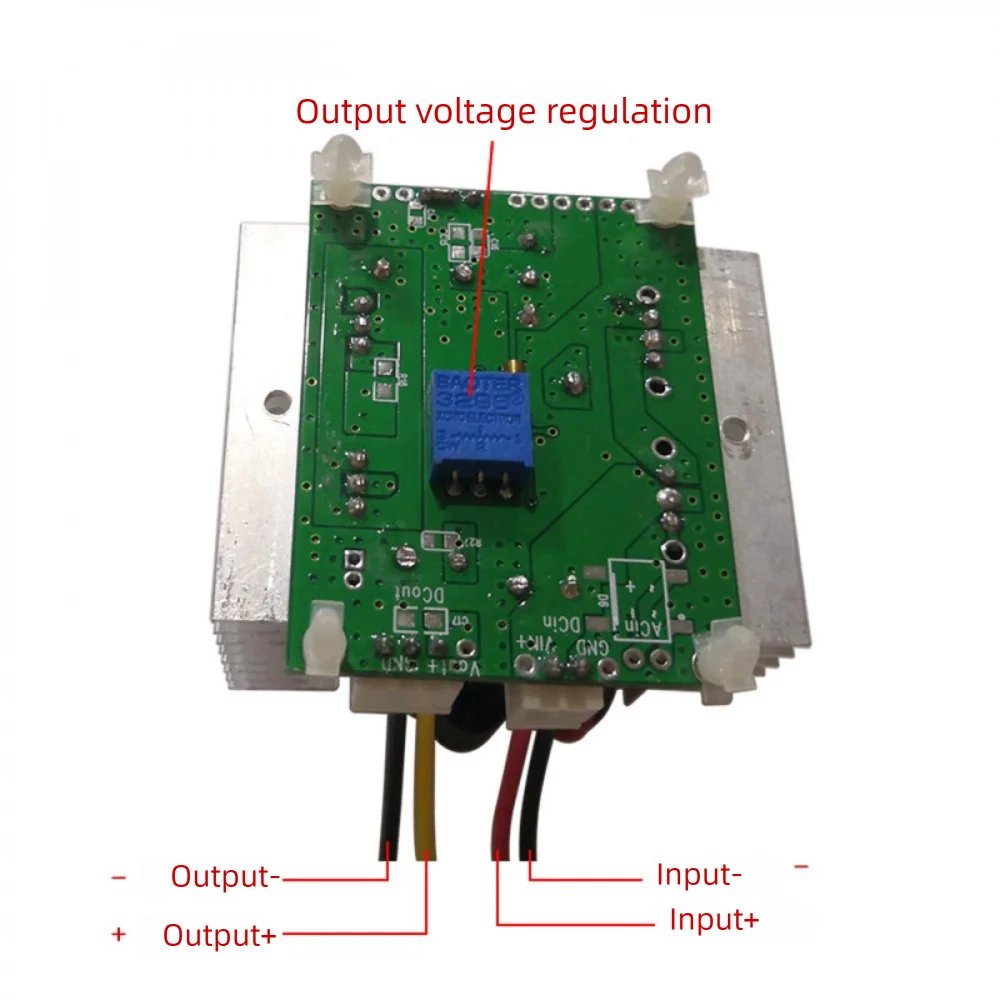 DC-DC Adjustable Automatic Step-up and Step-Down Power Supply Board DC15-200V to DC24-96V Voltage Stabilizing Power Supply Board Vue