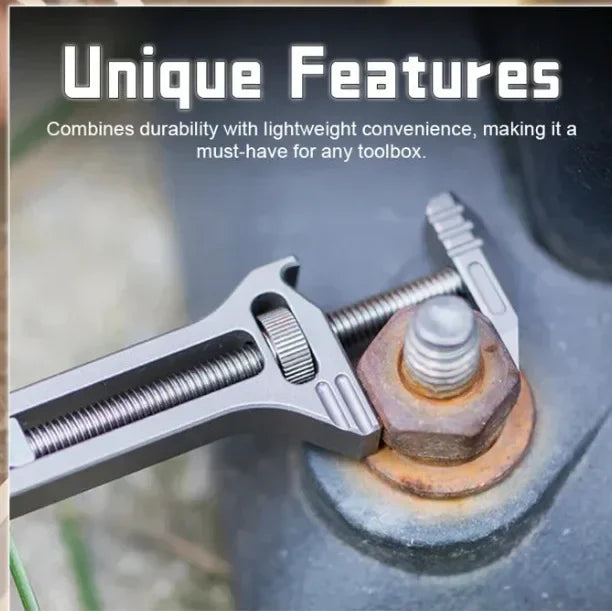Mini Wrench Pocket Portable Multitool Tools for Outdoor Camping Compact Titanium Alloy Bottle Opener Outdoor Small Tools Vue