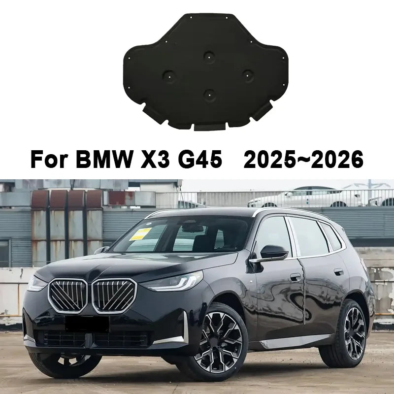 For BMW X3 G45 2025 2026 Car Engine Hood Lining Sound Absorption Mat Heat Insulation Pad Fire Protection Cover Car Accessories Vue