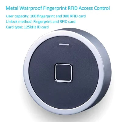 Outdoor Use Metal Waterproof Embedded Biometric Fingerprint Access Controller Standalone RFID Card Door Access Control System Vue XM-SF7