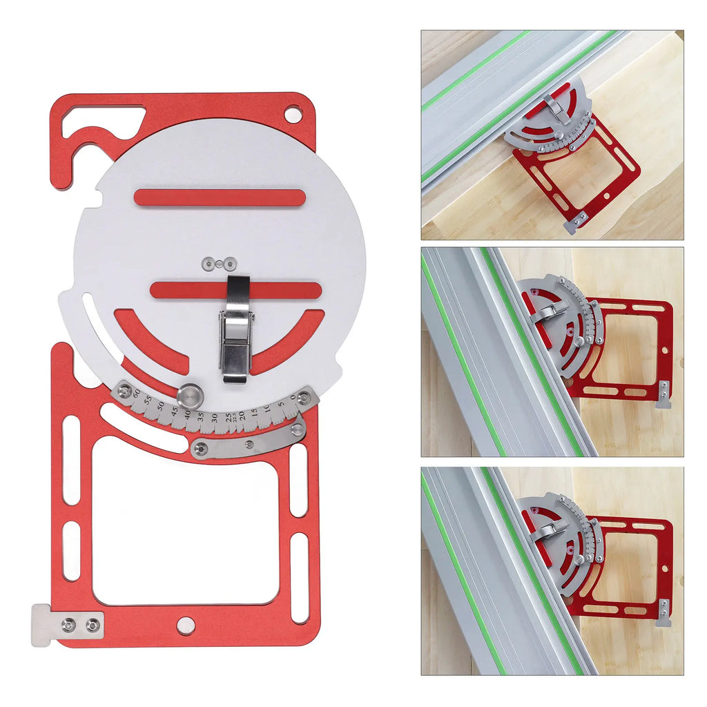 Metal Rail Adjustable Electric Saw Track Rail for Woodworking Circular Saw Woodworking Saw Rail Vue