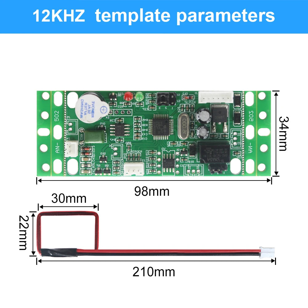 Access Control Building Intercom System Attendance DC 12V 125Khz 13.56MHz Embedded Module ID/IC Card Reader For Parking Vue