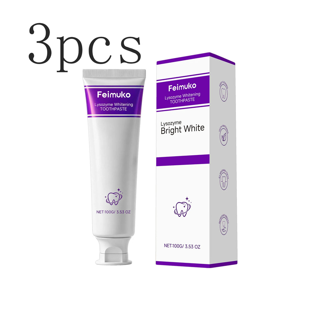 ToothpasteDaily oral care, gently cleans teeth, removes dirt, refreshes breath, for clean, smooth and shiny teeth. Vue 3pcs