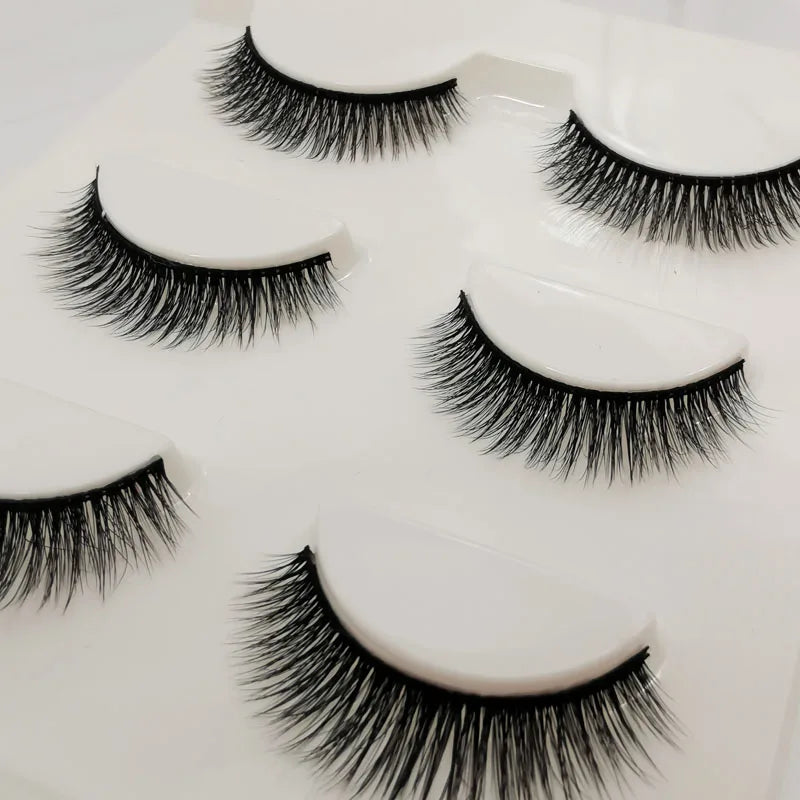 Eyelashes 3d mink lashes natural long make up false eyelashes eyelash brushes makeup eye lashes tweezers 3d lashes maquiagem Vue
