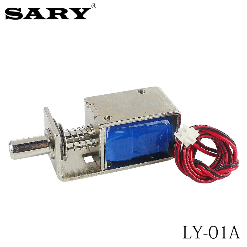 DC12V Electric Bolt Lock Small Electronic Lock Door Lock Access Control Electric Control Lock Electromagnetic Lock Magnetic Lock Vue LY-01A DC12V