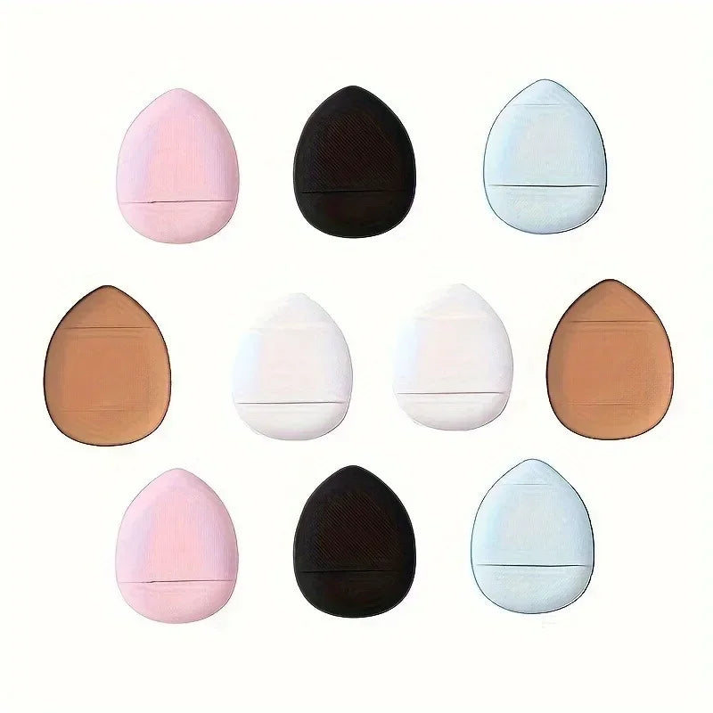 5/10Pcs Mini Finger Puff Foundation Small Air Cushion Powder Sponge Face Concealer BB Cream Cosmetic Applicator Makeup Tools Vue