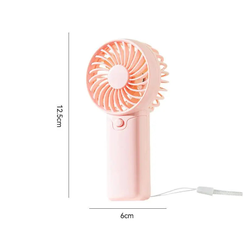 Portable Handheld Mini Fan Foldable Neck Hanging Fans 5 Speed USB